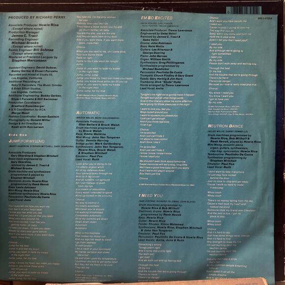 POINTER SISTERS - Breakout (1984) - 12" Vinyl Record LP - EX - Ultrasonic Clean! - Picture 7 of 8